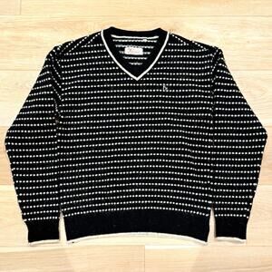 The Flat Head V-neck Wool Sweater Size XL